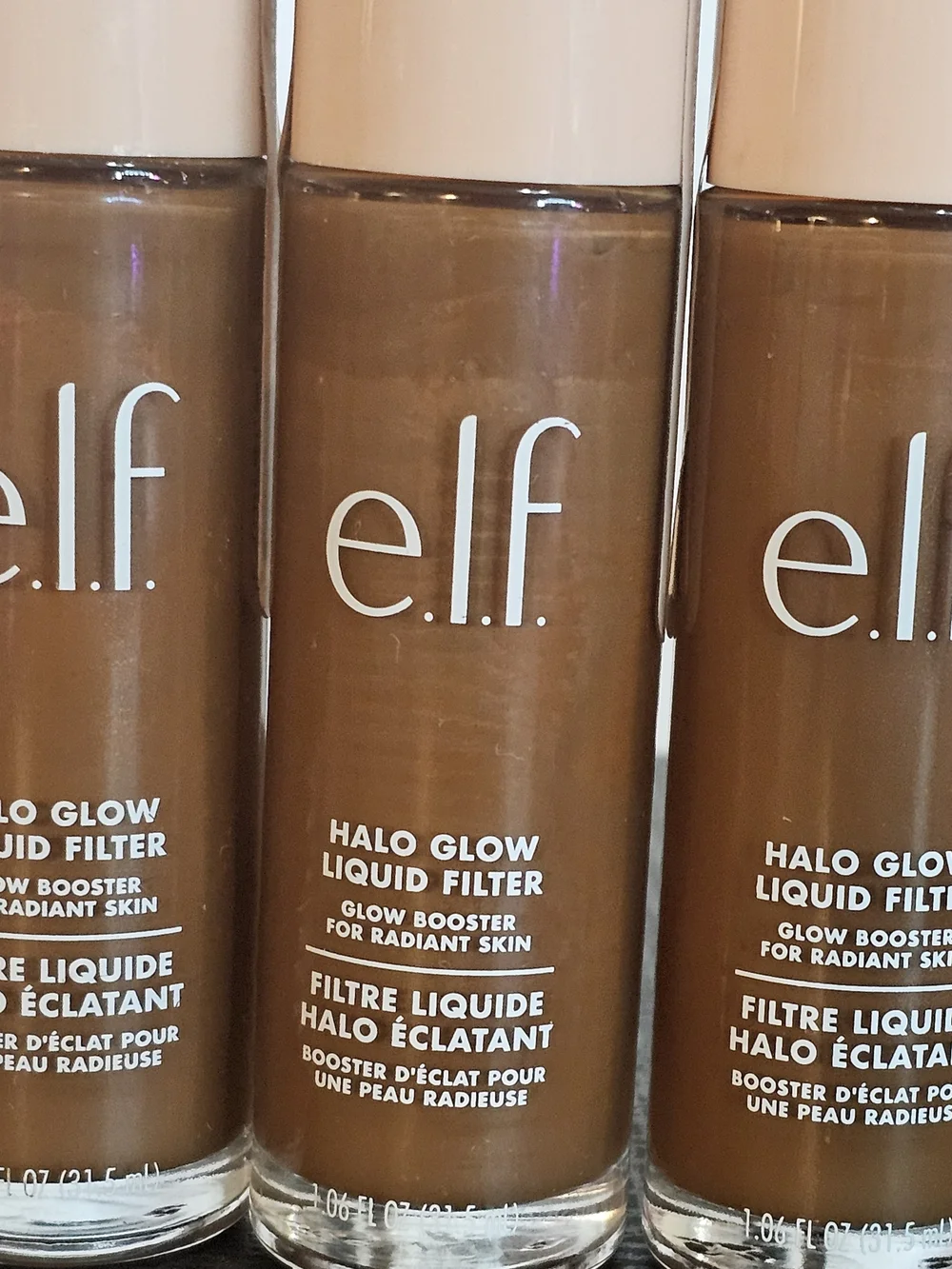 e.l.f. Halo Glow Liquid Filter-Deep/Rich. SET OF 5.